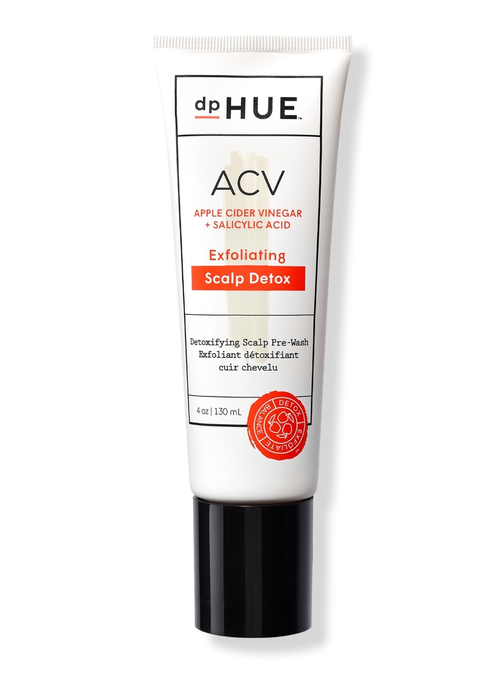 dpHUE ACV Exfoliating Scalp Detox - White/Orange